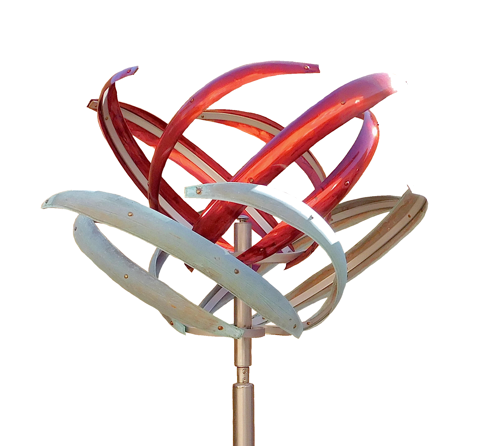 Rose 2 Wind Sculpture