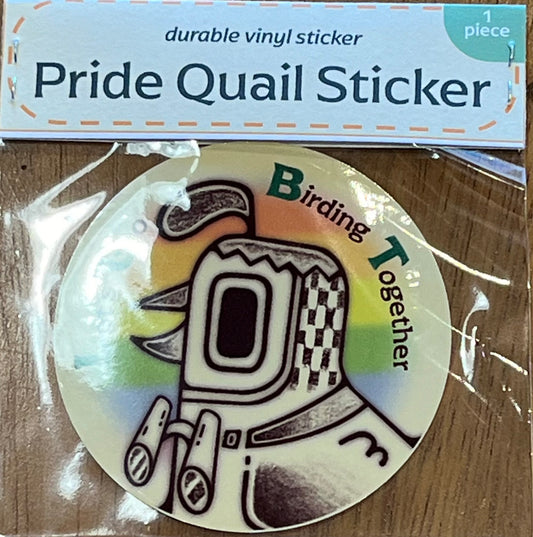 Pride Quail Sticker