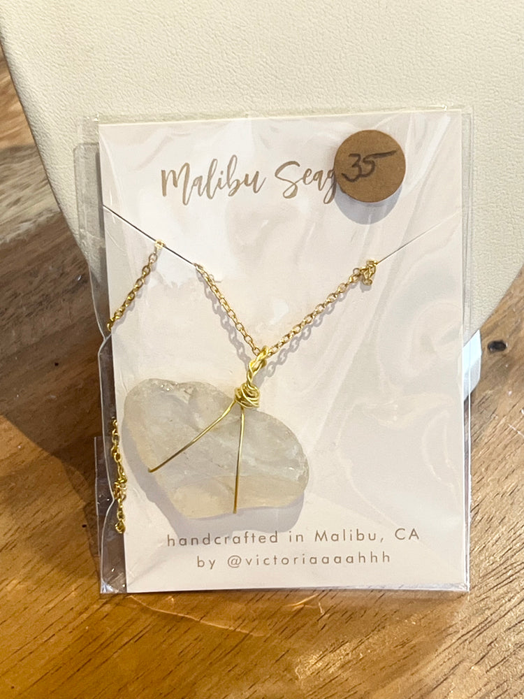 Malibu Sea Glass Necklaces (Larger)