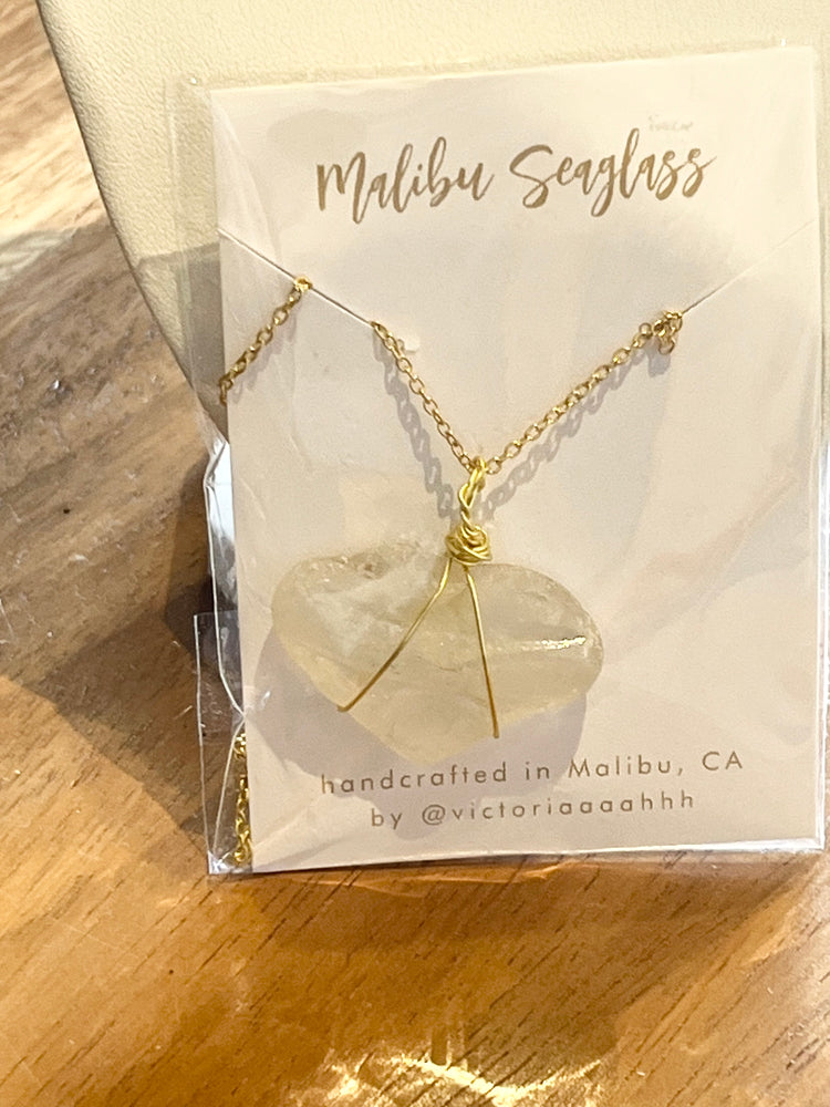 Malibu Sea Glass Necklaces (Larger)