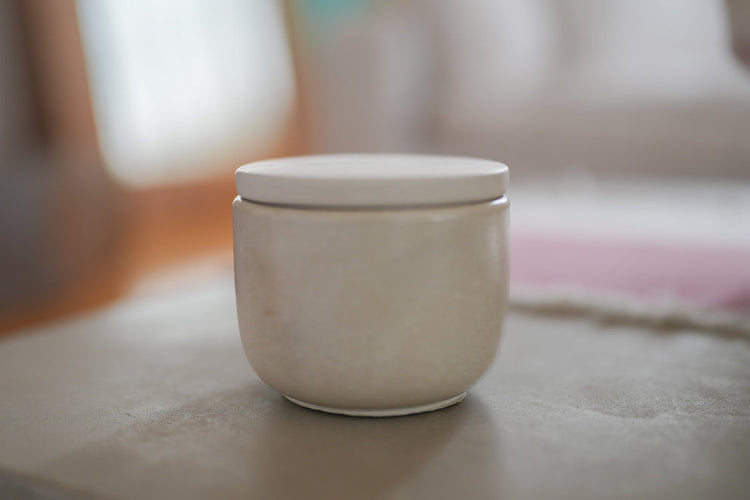 Concrete Jar Pachouli Beeswax Candle