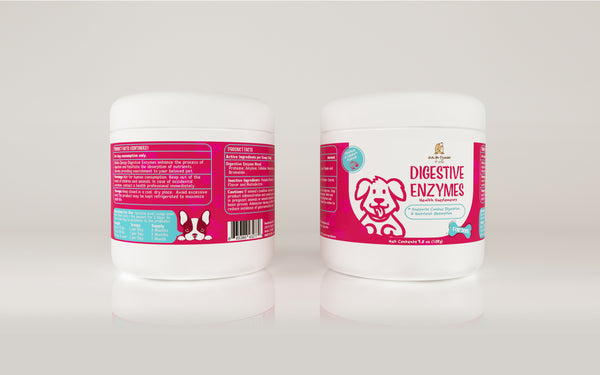 Dog Digestive Enzyme Supplement - Promotes Optimal Digestion & Nutrient Absorption