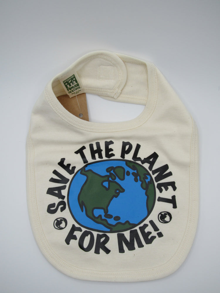 "Save The Planet For Me" Bibs