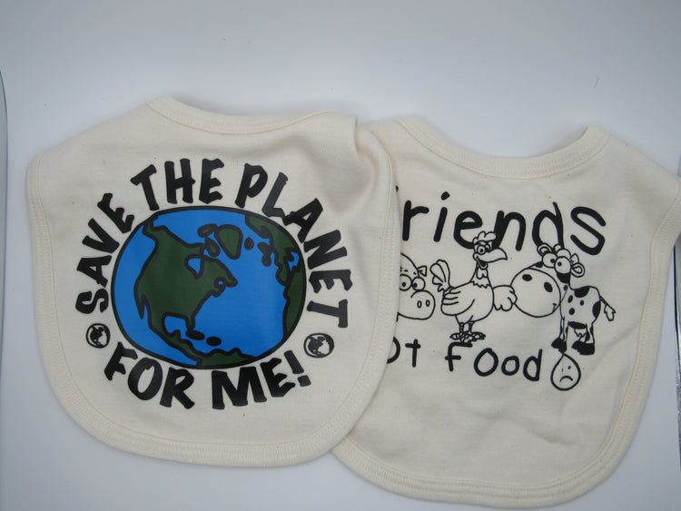 "Save The Planet For Me" Bibs