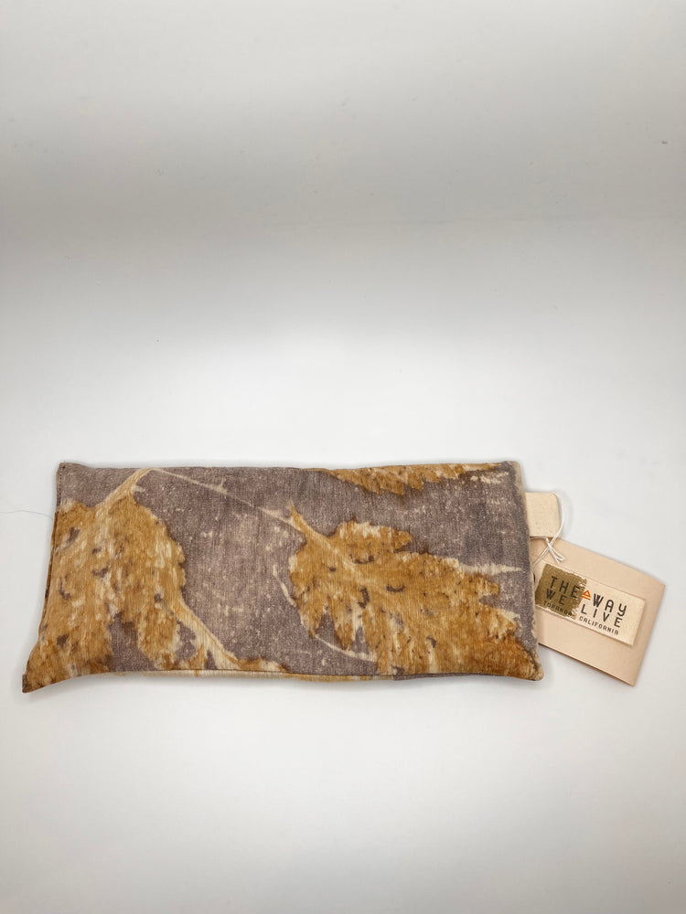 Natural Dyed Hemp Silk Blend Eye Pillows