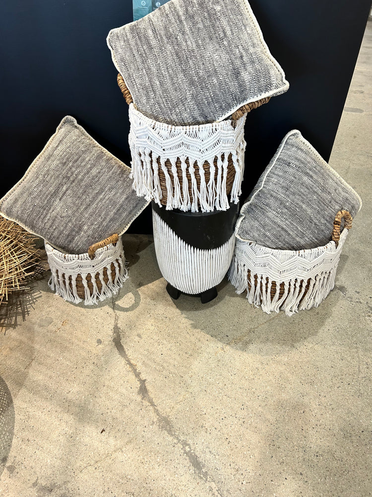 Wicker Baskets made from Banana Tree Leaves