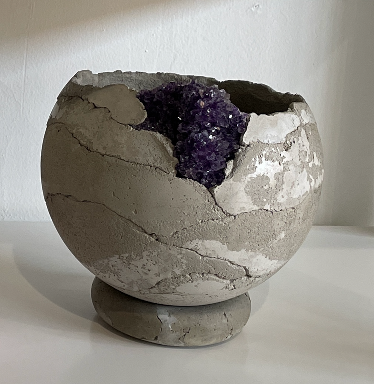 Large Concrete Vase