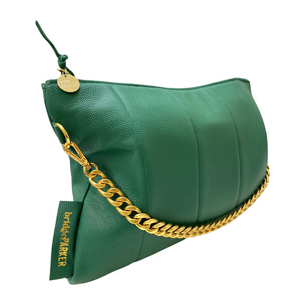 Green Padded Josh Clutch