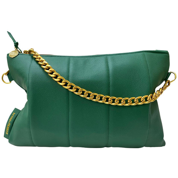 Green Padded Josh Clutch