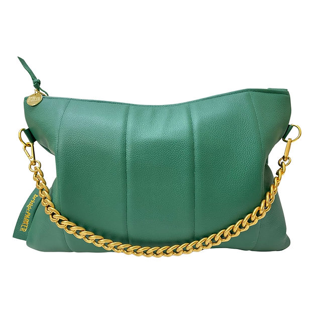 Green Padded Josh Clutch