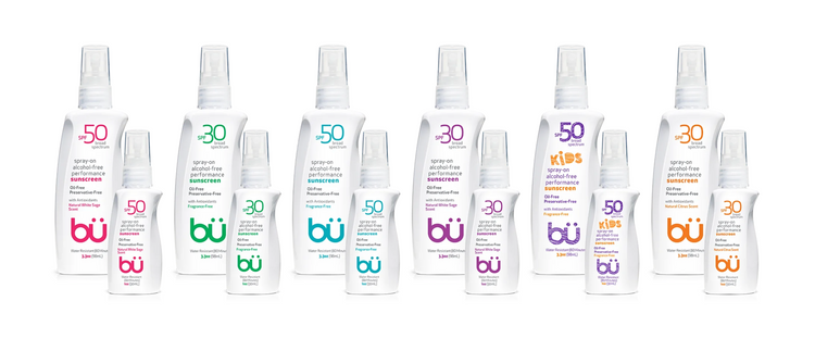 BU SPF 50 Alchohol-Free KIDS Fragrance-Free Spray