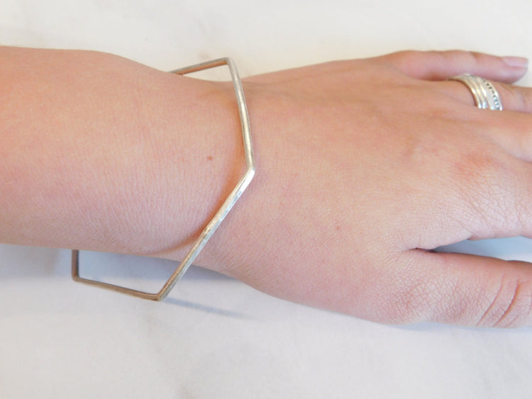Sterling Silver Love Hive Bangles