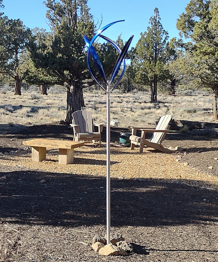 Blooming Lily 2 - Small - Wind Sculpture