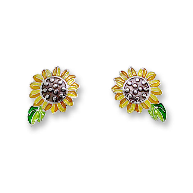 Sunflower Post Earrings